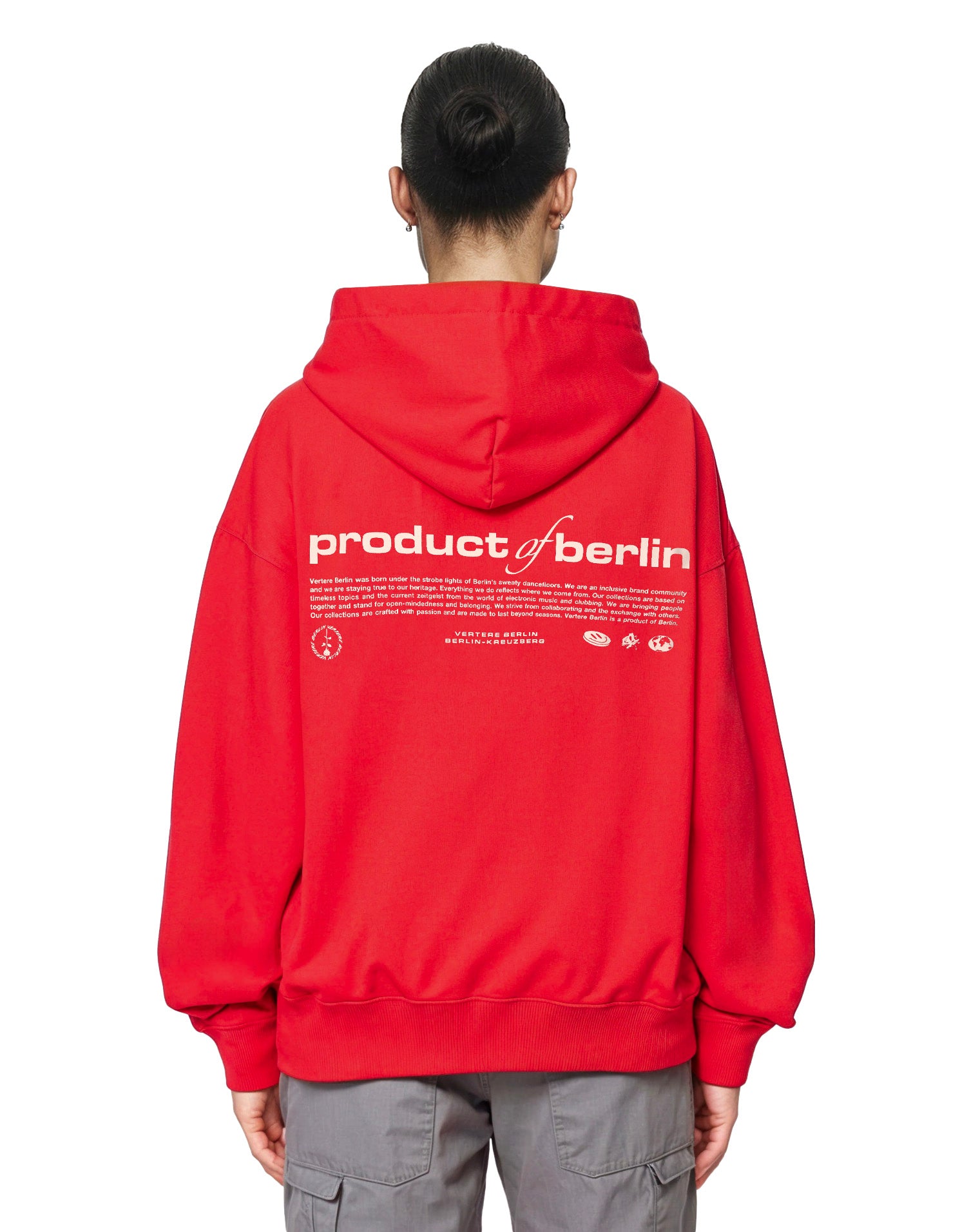 PRODUCT OF BERLIN HOODIE - RED