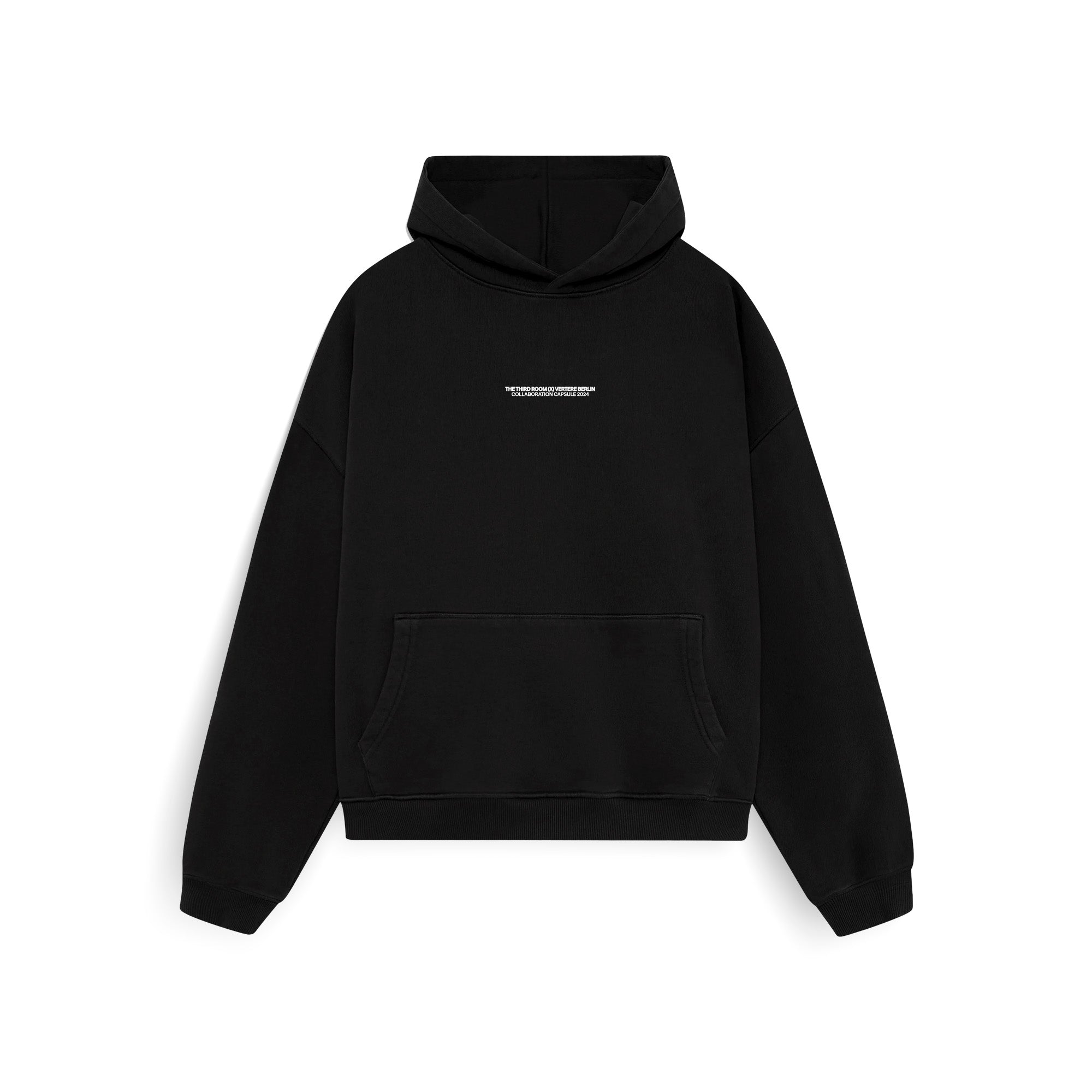 THE THIRD ROOM X VERTERE BERLIN SPIKES HOODIE - BLACK