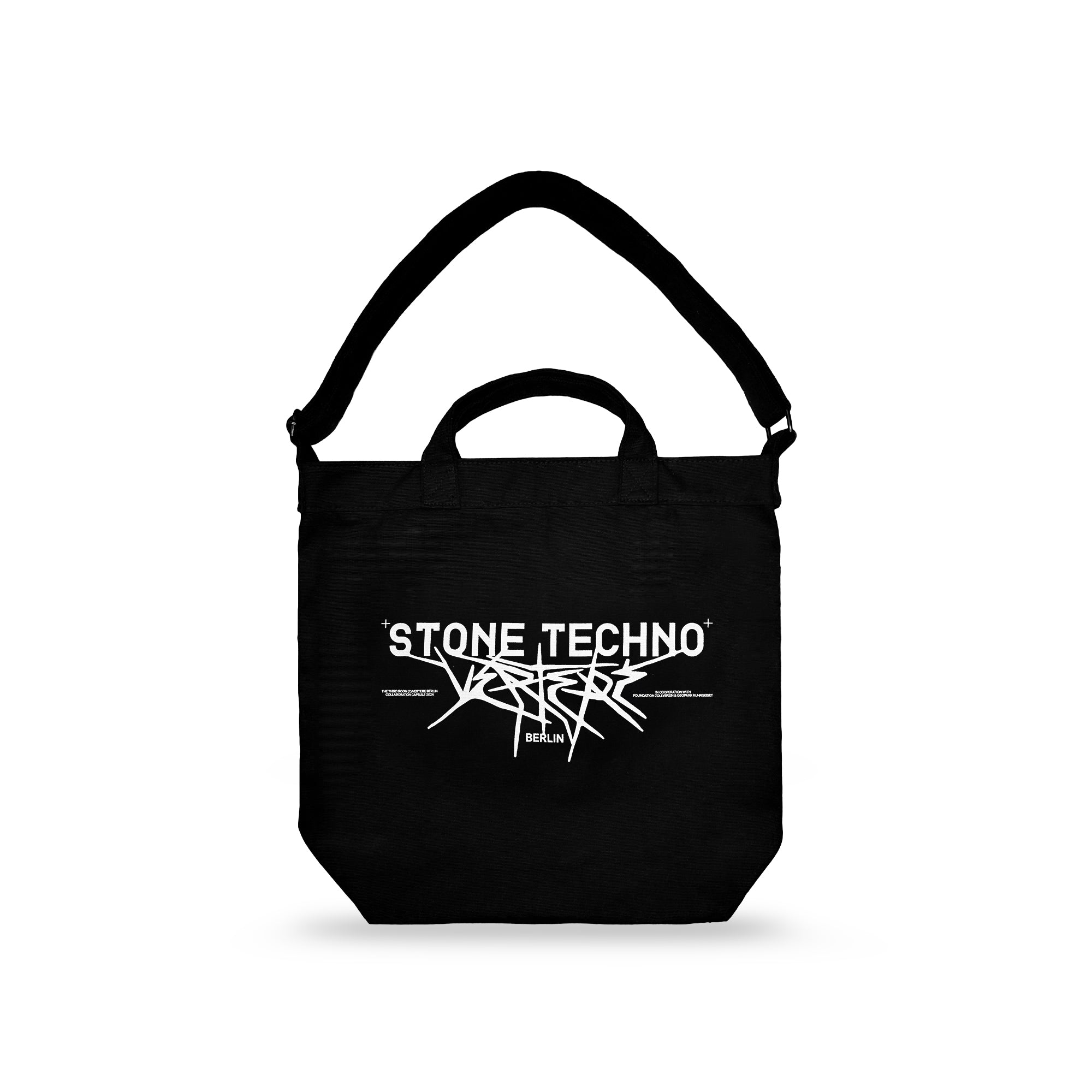 THE THIRD ROOM X VERTERE BERLIN CANVAS BAG - BLACK