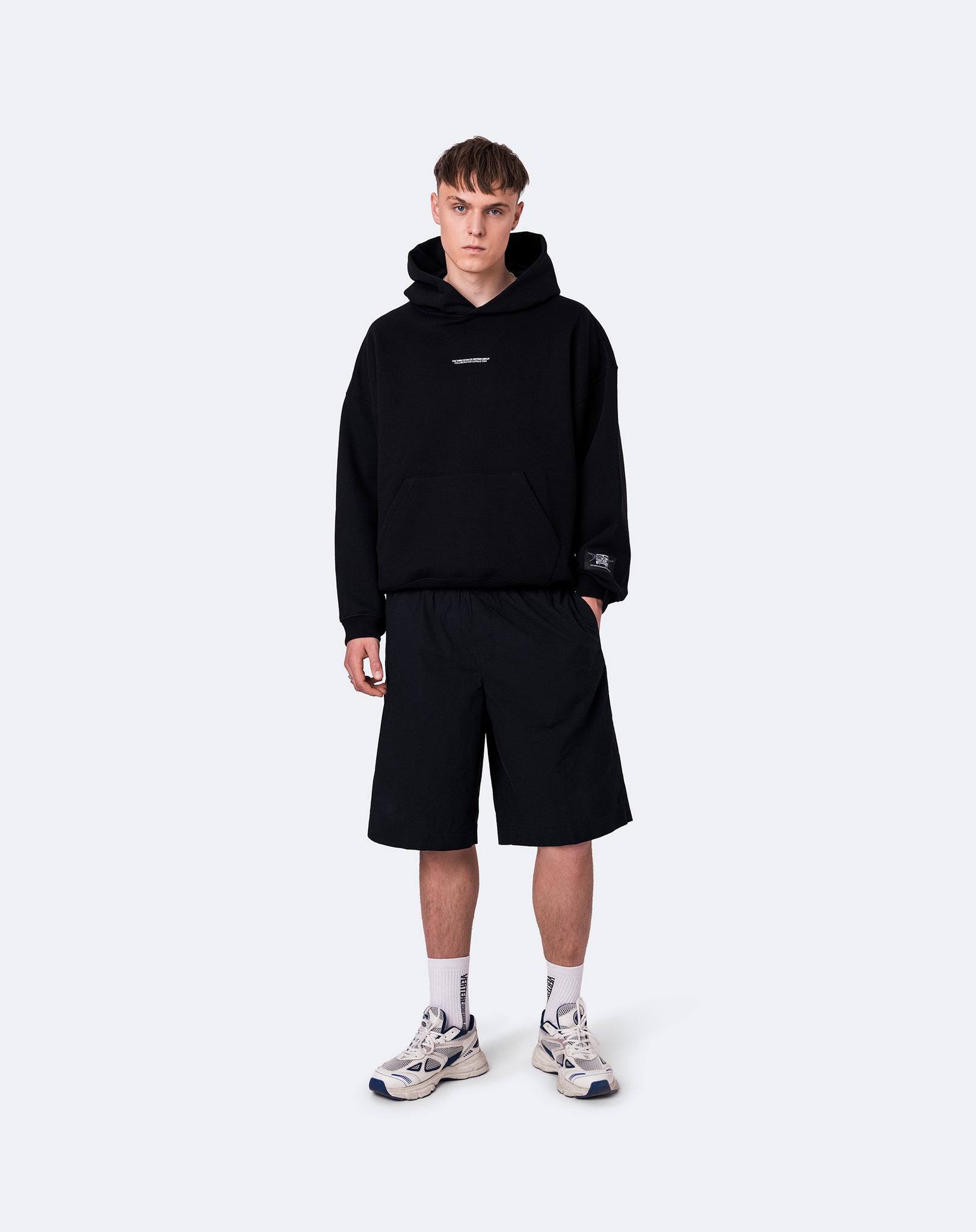 THE THIRD ROOM X VERTERE BERLIN SPIKES HOODIE - BLACK